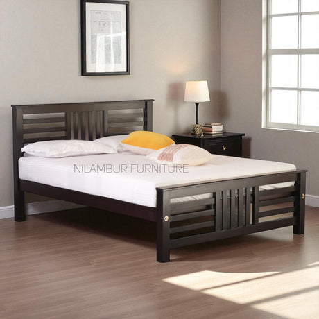 NAZ MAHOGONY WOOD BED COT