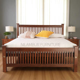 SQUARE TEAK WOOD BED COT