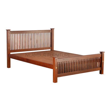 SQUARE TEAK WOOD BED COT – Nilambur Furniture