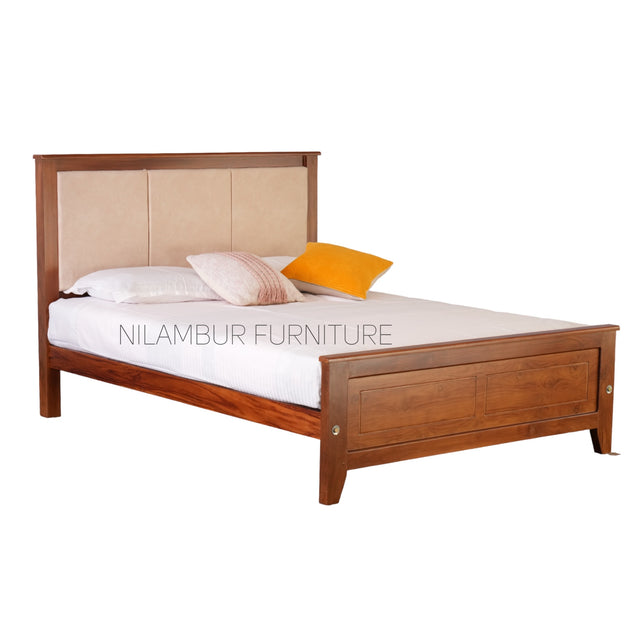 BEIRUT TEAK WOOD BED COT - Nilambur Furniture