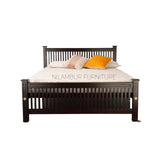 SQUARE MAHOGONY WOOD BED COT - Nilambur Furniture