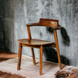 WESLEY STACKABLE TEAK WOOD CHAIR - Nilambur Furniture