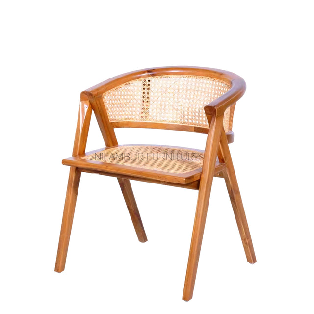 BUSAN TEAK WOOD CHAIR - Nilambur Furniture