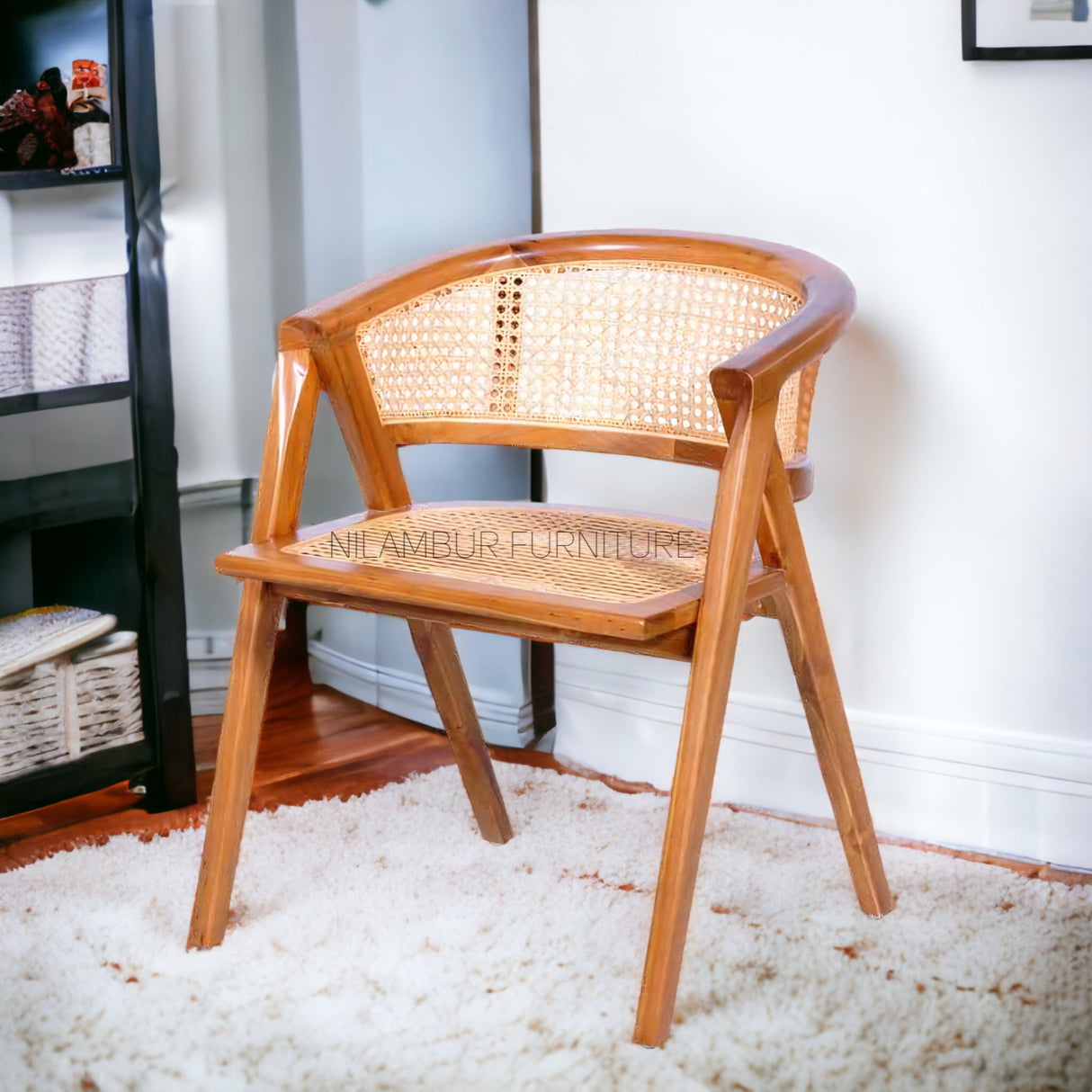 BUSAN TEAK WOOD CHAIR - Nilambur Furniture