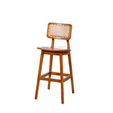 DURBAN TEAK WOOD BAR CHAIR - Nilambur Furniture