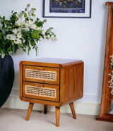 JINAN TEAK WOOD SIDE TABLE - Nilambur Furniture