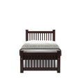 SQUARE SINGLE MAHOGONY BED COT