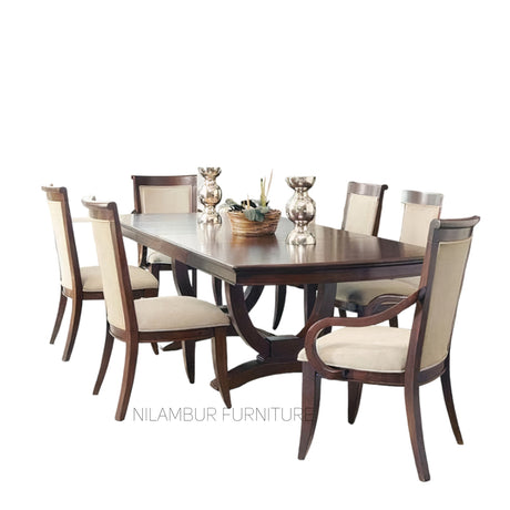 GIZA MAHOGONY DINING SET - Nilambur Furniture