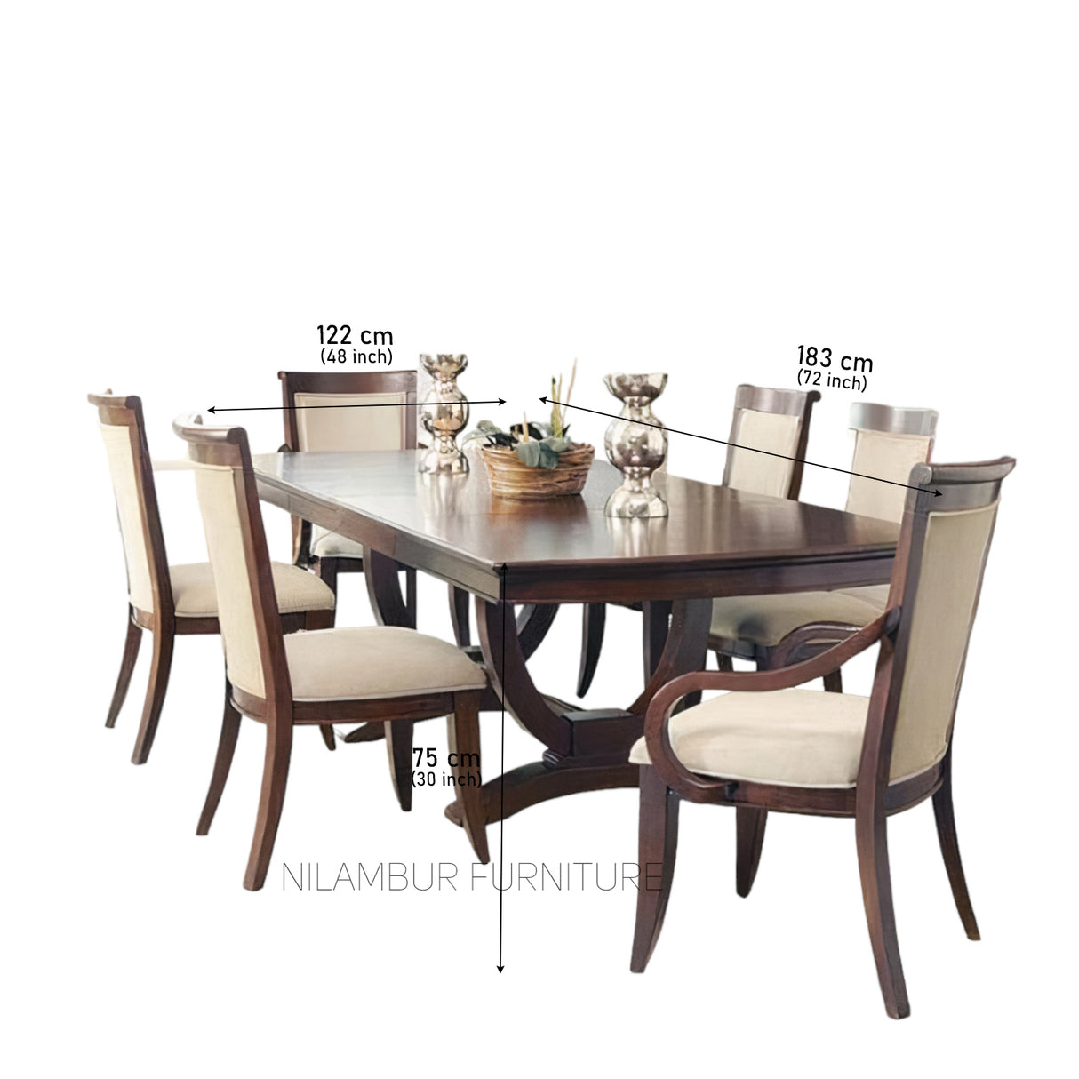 GIZA MAHOGONY DINING SET