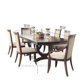GIZA MAHOGONY DINING SET