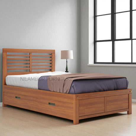 CAROLINE TEAK WOOD BED COT