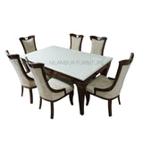 DELMER TEAK WOOD DINING SET - Nilambur Furniture