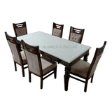 ELFORD TEAK WOOD DINING SET - Nilambur Furniture