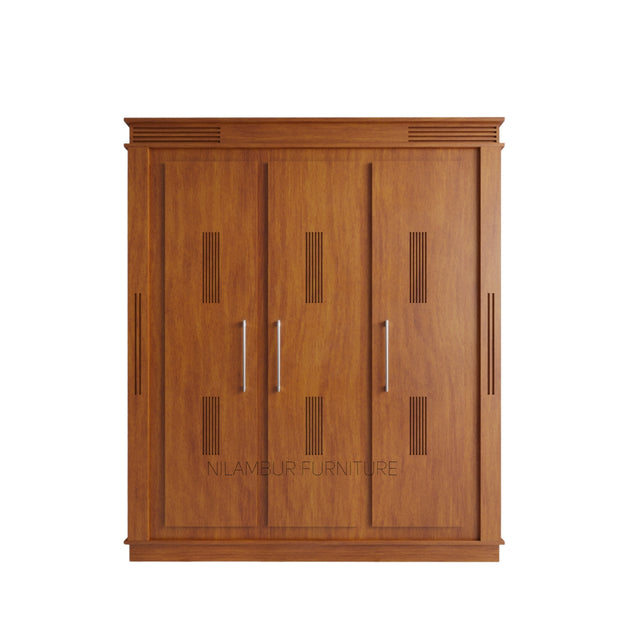 TEHRAN TEAK WOOD WARDROBE - Nilambur Furniture