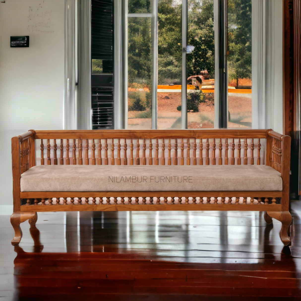 ALOKA TEAK WOOD DIWAN - Nilambur Furniture