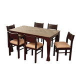 AQUA MAHOGONY DINING SET - Nilambur Furniture