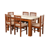 URBAN TEAK WOOD DINING SET - Nilambur Furniture