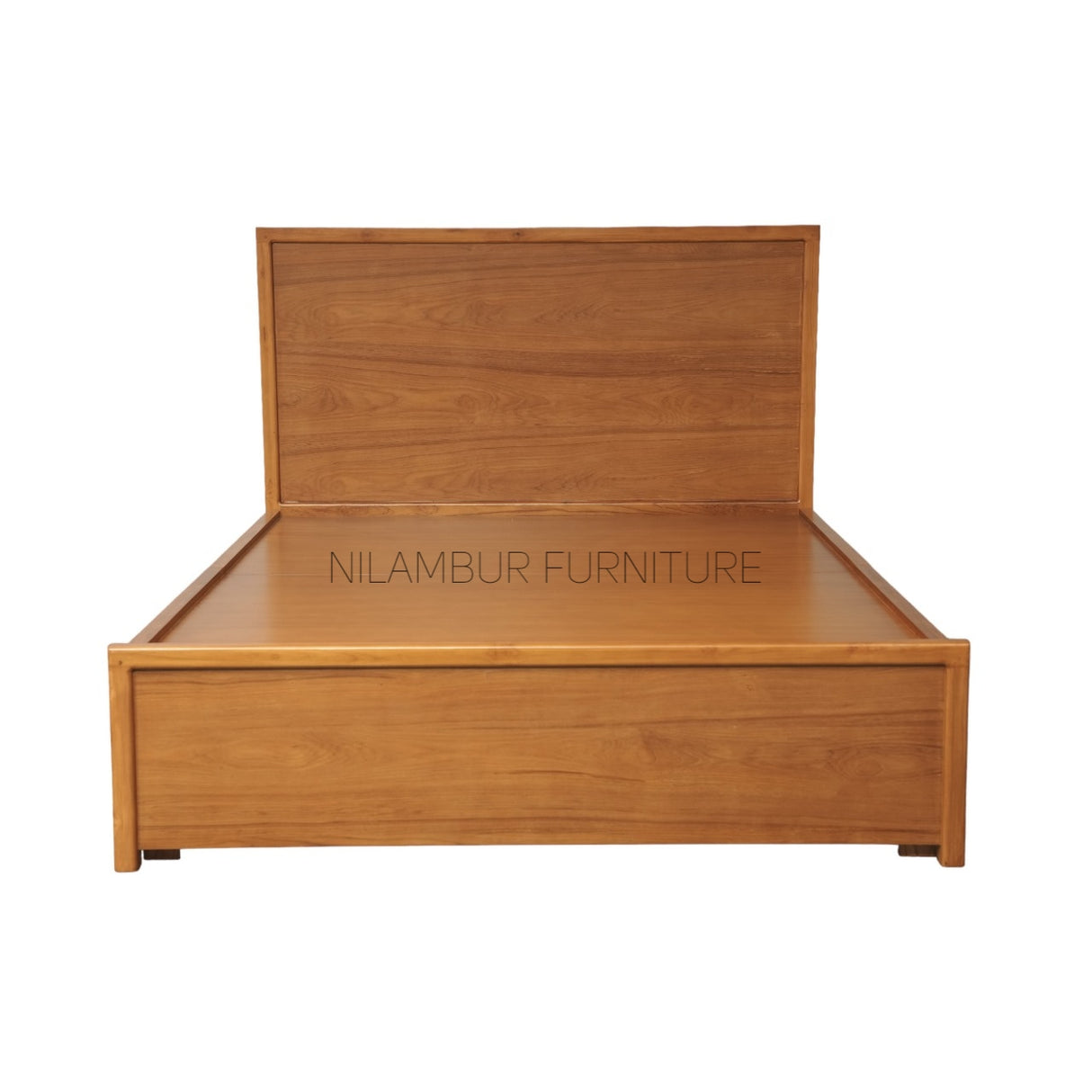 ALOHA TEAK WOOD STORAGE BED COT - Nilambur Furniture