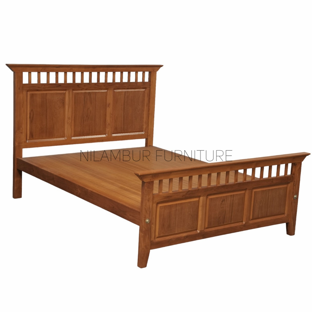 SKY TEAK WOOD BED COT - Nilambur Furniture