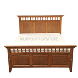 SKY TEAK WOOD BED COT - Nilambur Furniture