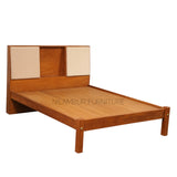 LIAM TEAK WOOD BED COT - Nilambur Furniture