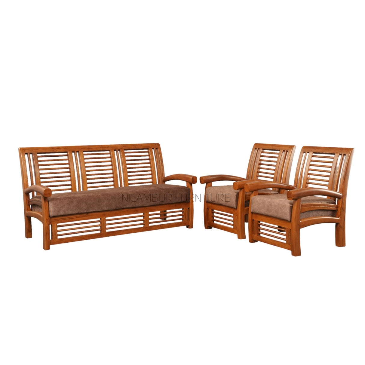 TUSKER TEAK WOOD SOFA - Nilambur Furniture