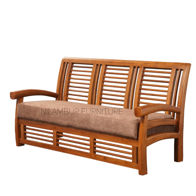 TUSKER TEAK WOOD SOFA - Nilambur Furniture