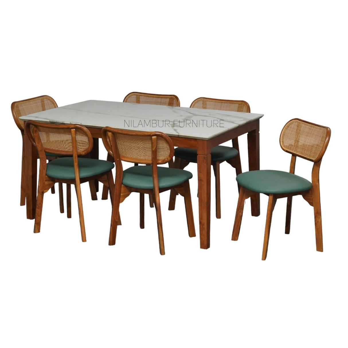 MONARCH TEAK WOOD DINING SET - Nilambur Furniture