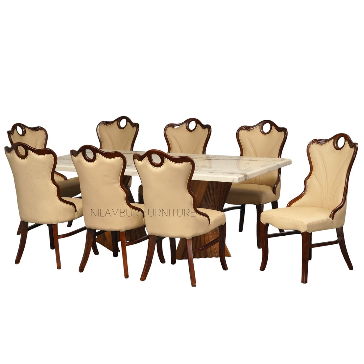 STYLO 8 SEATER DINING SET - Nilambur Furniture