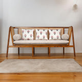 IRIS TEAK WOOD RATTAN SOFA