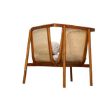 IRIS TEAK WOOD RATTAN SOFA