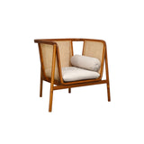 IRIS TEAK WOOD RATTAN SOFA