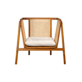 IRIS TEAK WOOD RATTAN SOFA