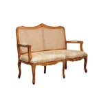 DHRUV TEAK WOOD RATTAN SOFA