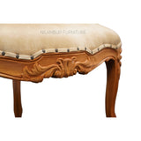 DHRUV TEAK WOOD RATTAN SOFA