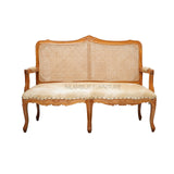 DHRUV TEAK WOOD RATTAN SOFA