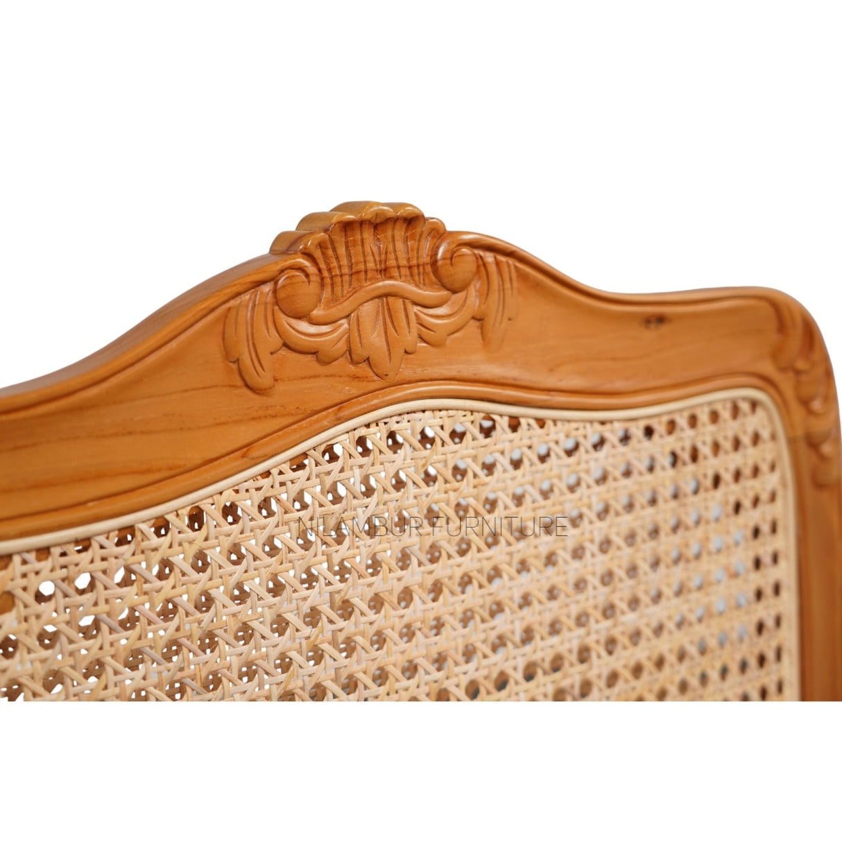 DHRUV TEAK WOOD RATTAN SOFA