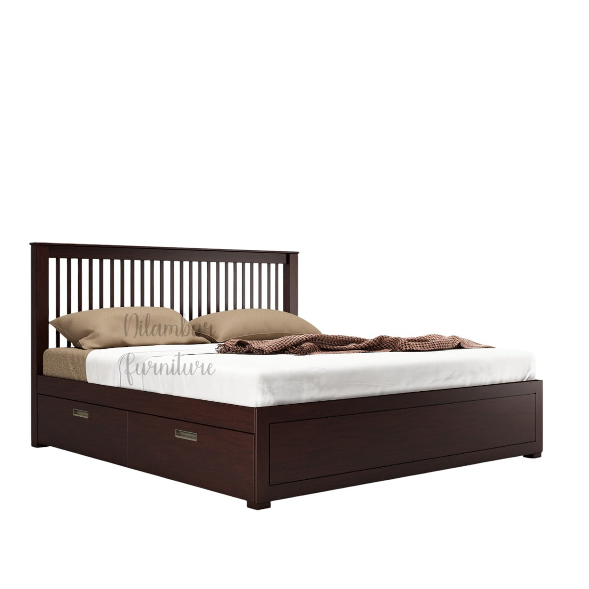 ADMIRE MAHOGONY STORAGE BED COT