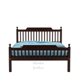 ALDO MAHOGONY WOOD BED COT