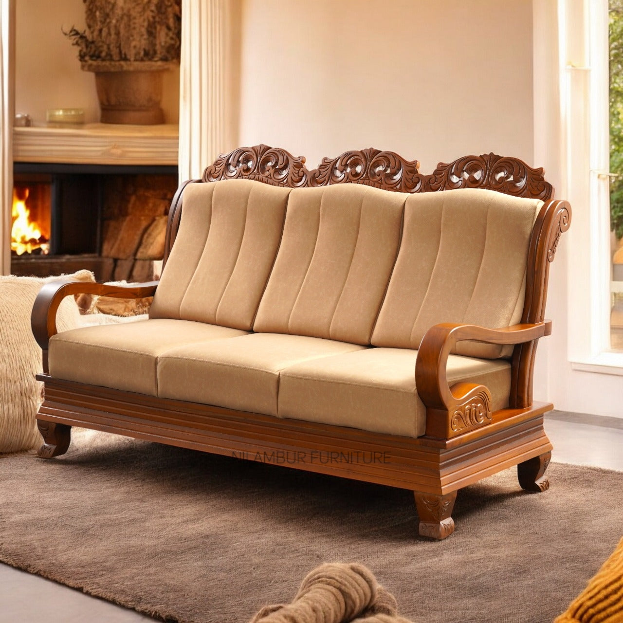 Maharaja Teak Sofa