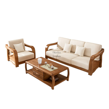BERLIN TEAK WOOD SOFA