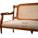 VEDIC TEAK WOOD RATTAN SOFA