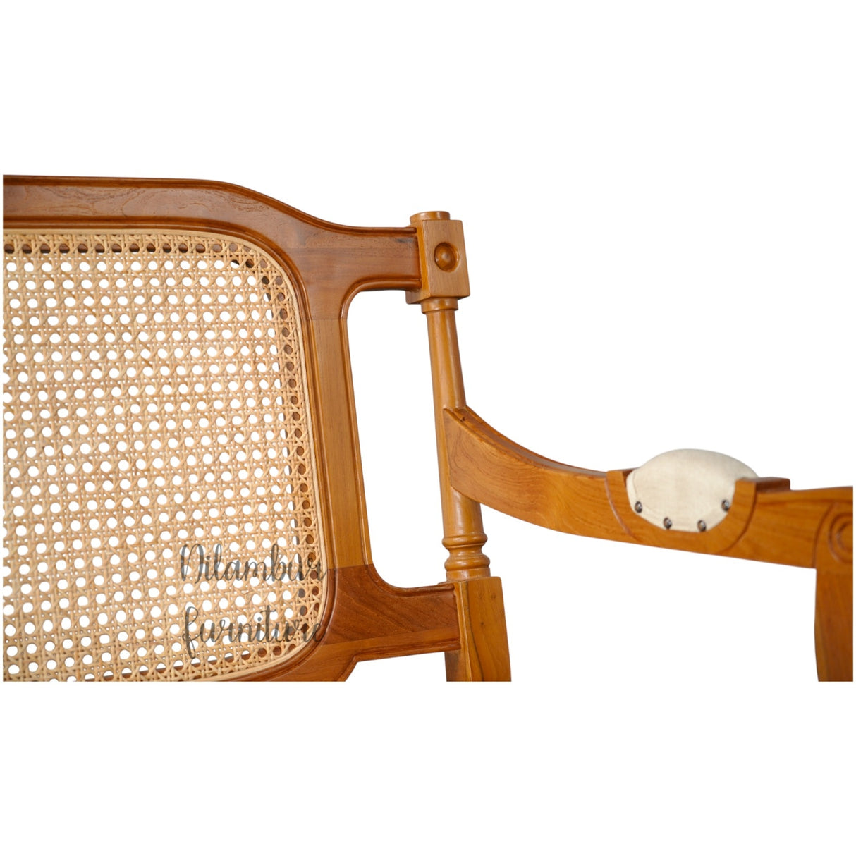 VEDIC TEAK WOOD RATTAN SOFA