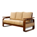 COLONIAL TEAK WOOD RATTAN SOFA