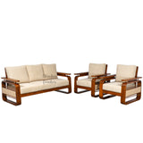 COLONIAL TEAK WOOD RATTAN SOFA