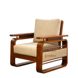 COLONIAL TEAK WOOD RATTAN SOFA