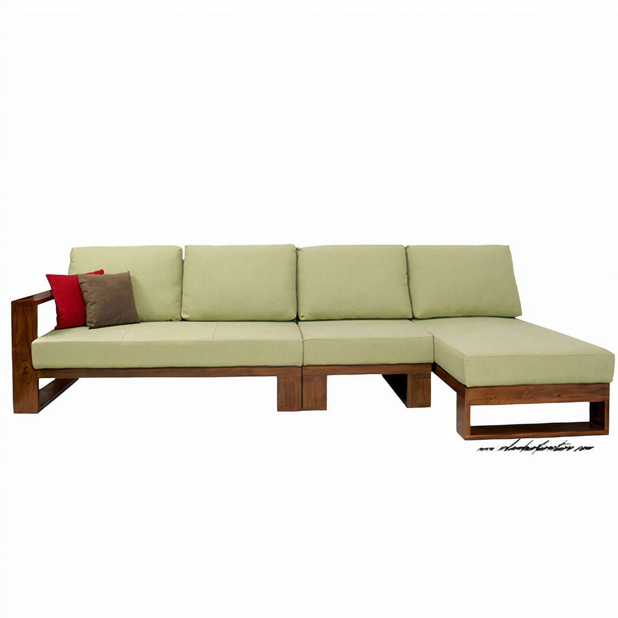 ROLEX TEAK LOUNGE SOFA - Nilambur Furniture