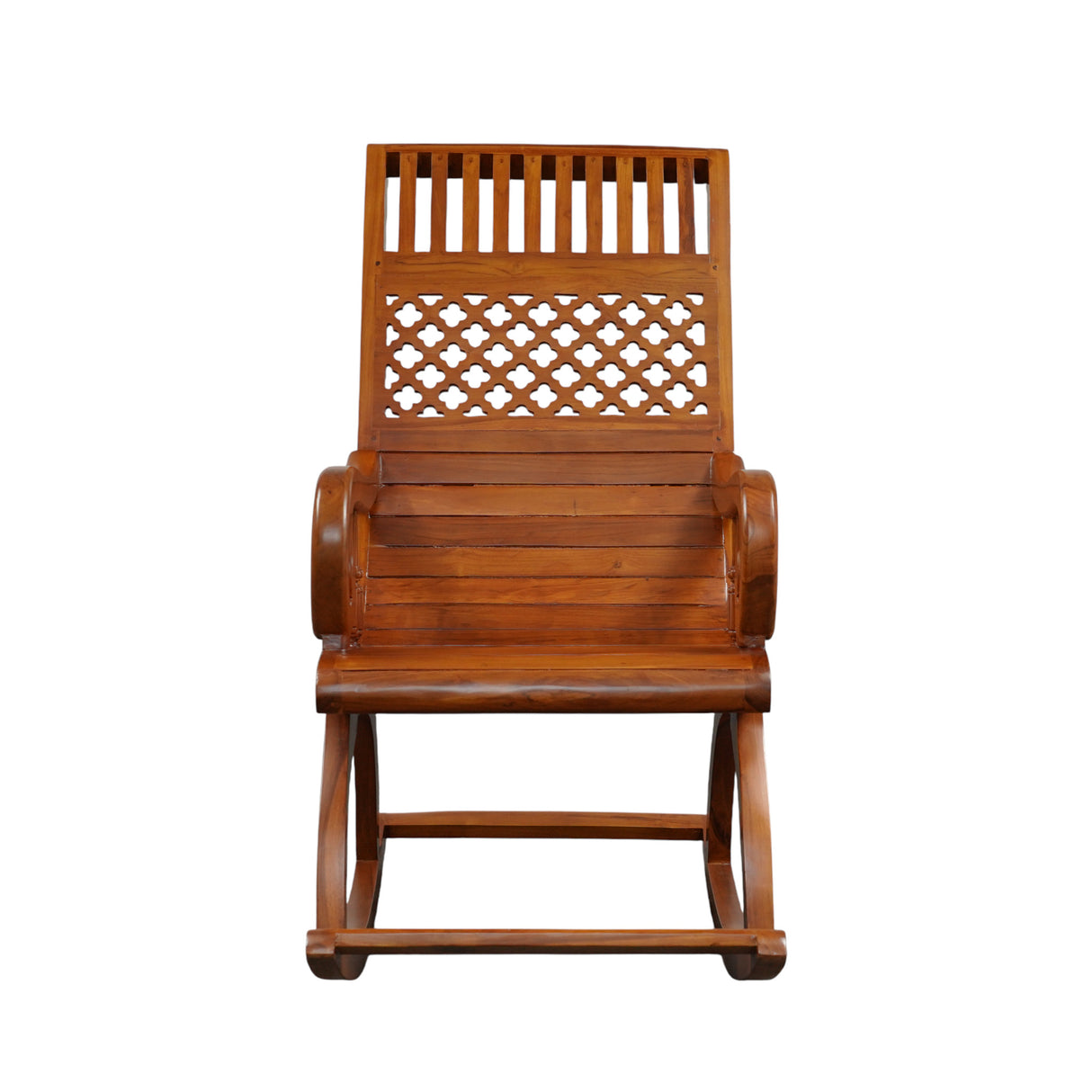 BRAMMA TEAK WOOD ROCKING CHAIR