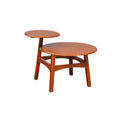 DRUM MAHOGONY COFFEE TABLE