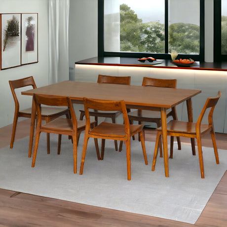 AXIS TEAK WOOD DINING SET - Nilambur Furniture